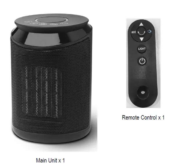 Goldair GPCH360 2000W Electronic Ceramic Fan Heater FIG 2