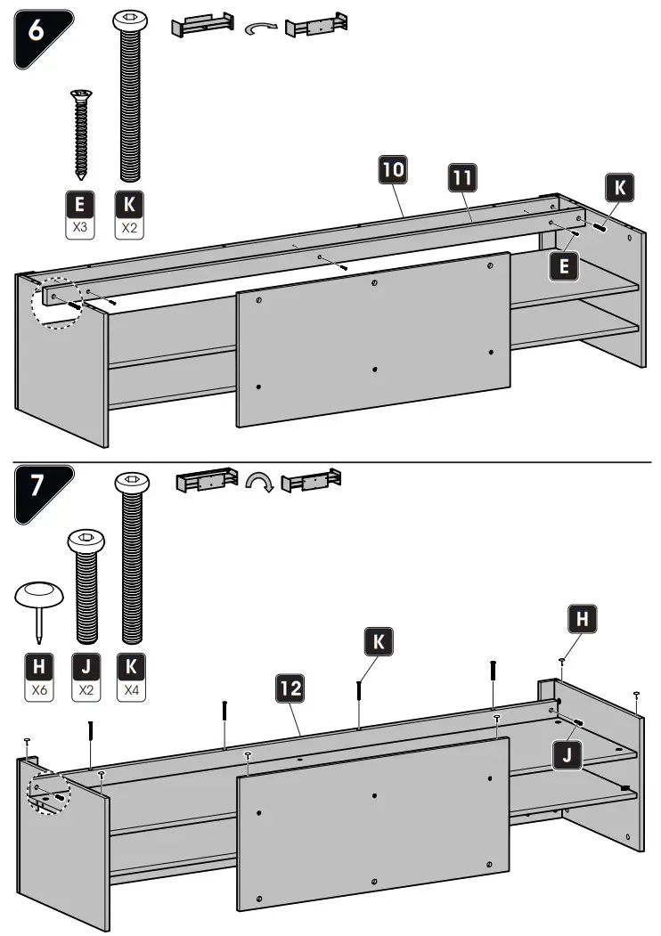 AVF 699180RBOA Calibre 70 Inch Black Oak Effect TV Stand - box 5