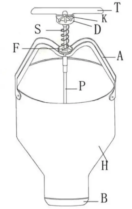 Fuqi T-3 Handheld Stainless steel Mini Manual Donut Maker Machine