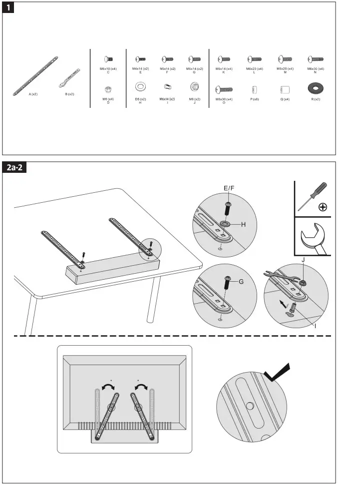 MARQUANT 005183 TV Mount for Soundbar - Figure