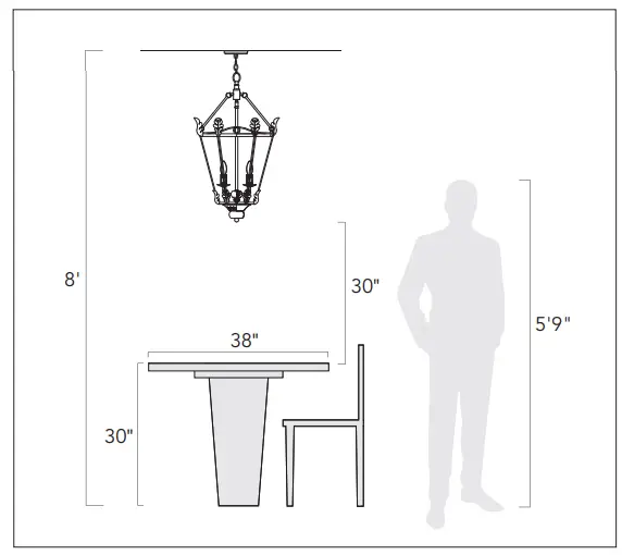 GOLDEN LIGHTING 6958 BA3 Roxie 3 Light Matte Black Clear Glass Semi Flush Mount - fig 2