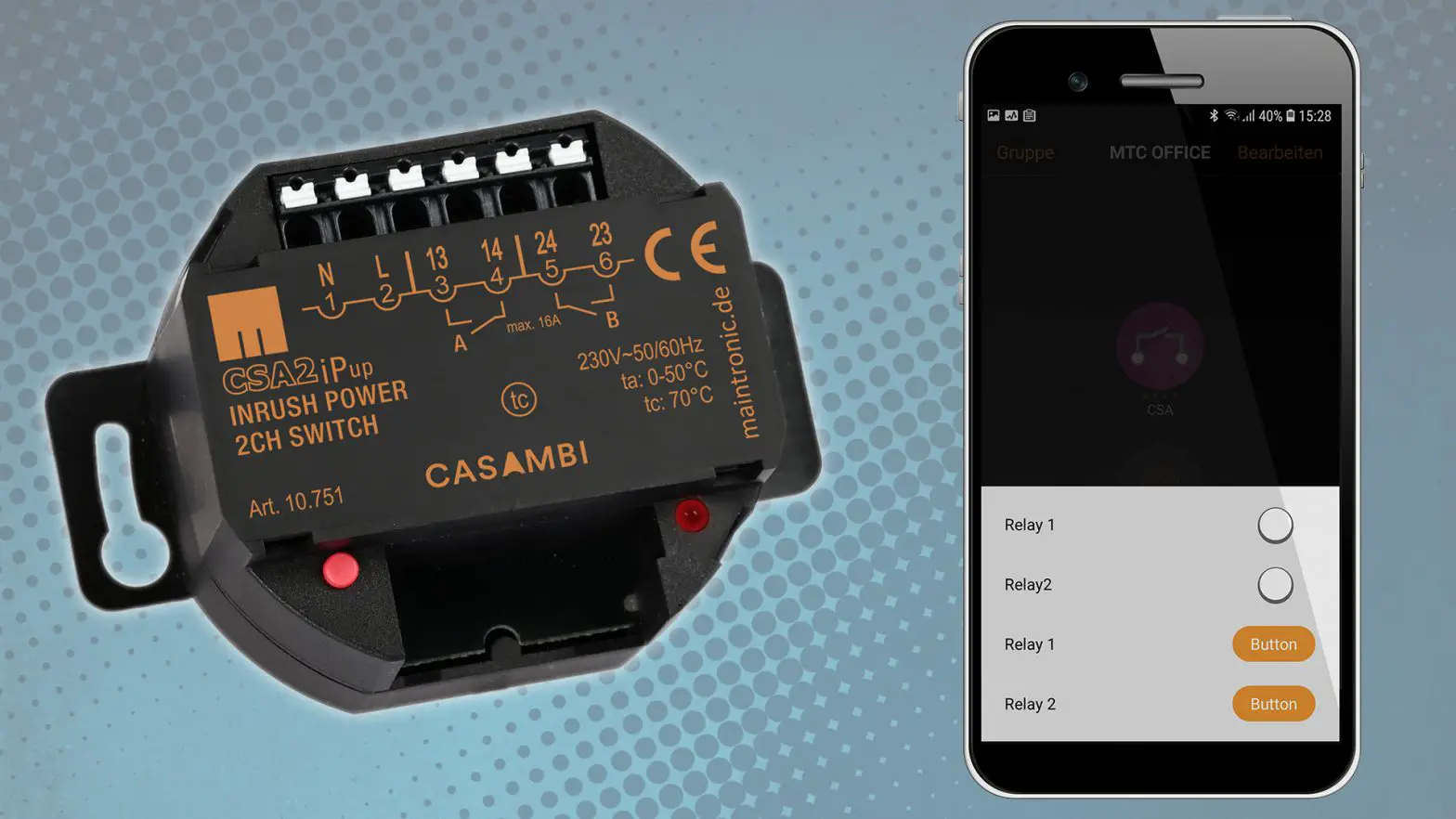 Maintronic Cba Up Casambi Blind Actuator User Manual