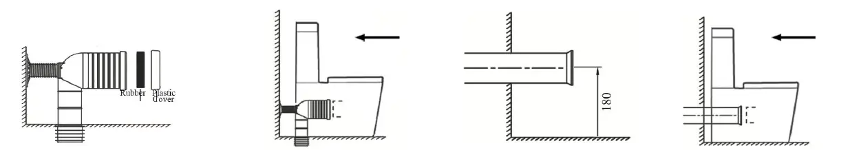 VOGUE 234122 Vera Accessibility Toilet Suite with Non Slim Seat fig 3