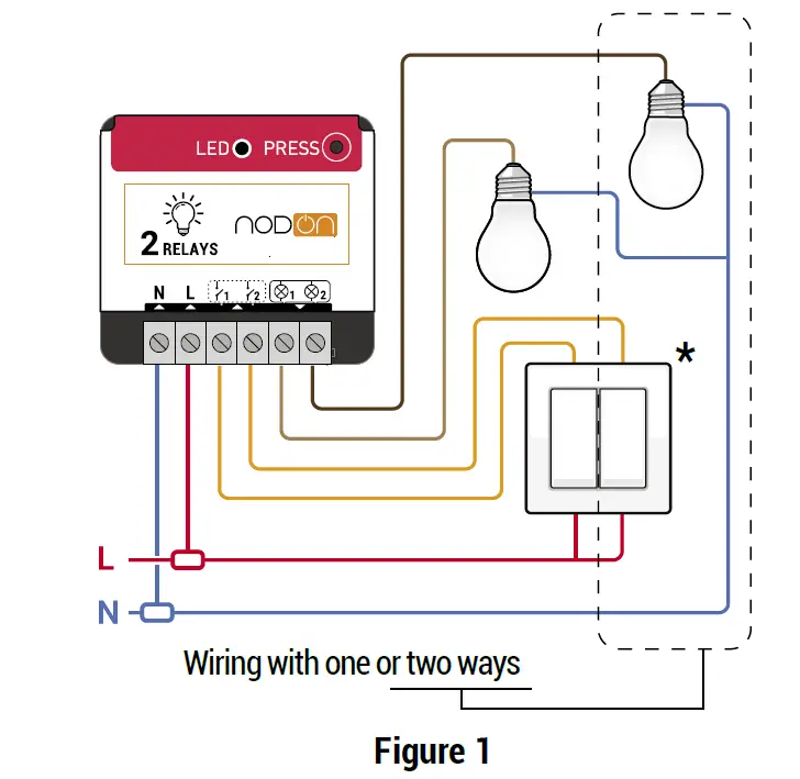 nodon SIN-4-2-20-UG Zigbee On-Off Lighting Relay Switch fig (4)