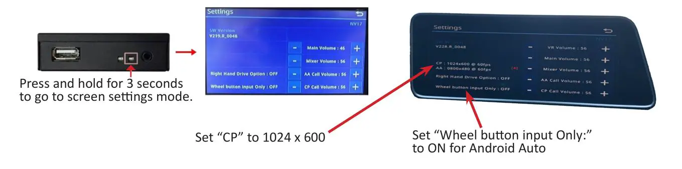 CRUX ACPLX-12Y Smart-Play Integration Lexus Vehicles without OEM Navigation - On vehicles with a 12.3” screen, you can change the screen resolution