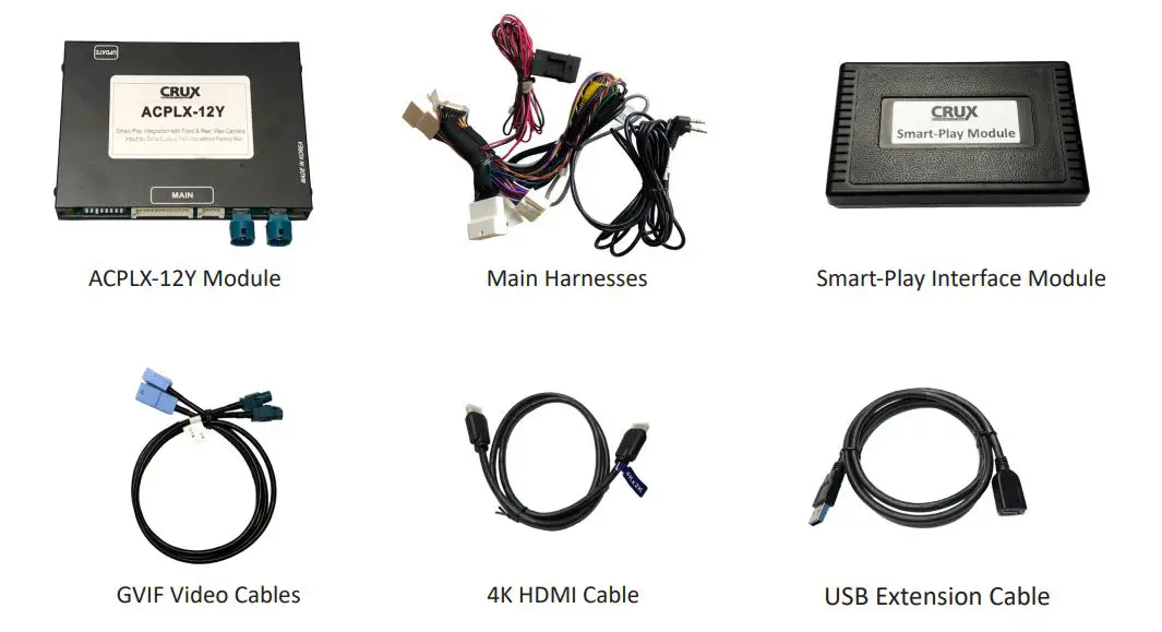 CRUX ACPLX-12Y Smart-Play Integration Lexus Vehicles without OEM Navigation - PARTS INCLUDED