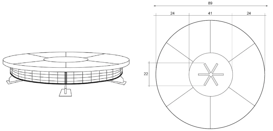 PRISM HARDSCAPES PH-FUEGO8FTD Fuego Electronic Ignition Concrete Natural Gas Fire Pit - fig 2