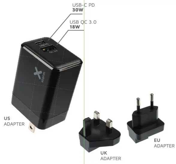 xtorm XA081 Volt Travel Fast Charger - PRODUCT OVERVIEW