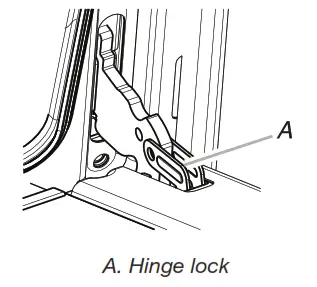 Whirlpool Standard Cleaning Gas Range - hinges