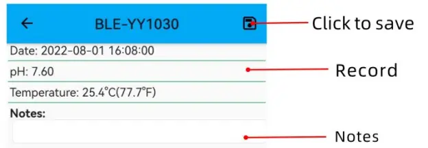 Shenzhen Yago Technology YY-103 Series Intelligent ph Meter - Save Reading