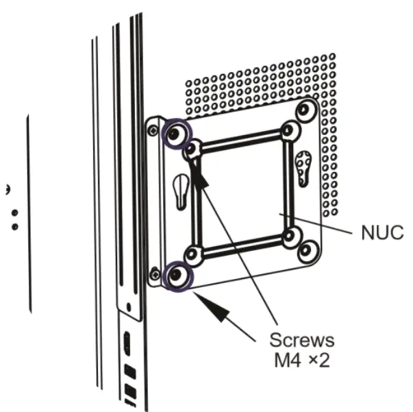 iiyama M283A01 Mounting Bracket for Webcam fig
