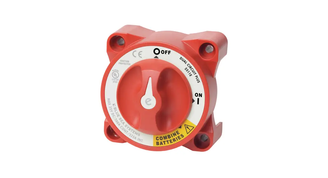 Blue Sea 6011200 M-series Dual Circuit Plus Battery Switch Instruction Manual