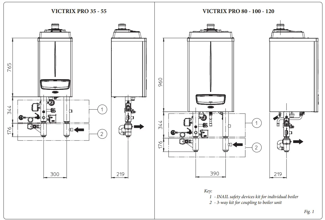IMMERGAS COD.3.023950 3 Way Valve fig