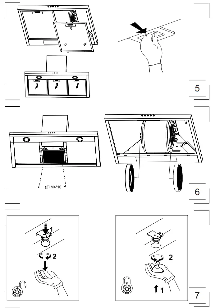 PREMIERE 372857 3 Kitchen Extractor Hood -fig10