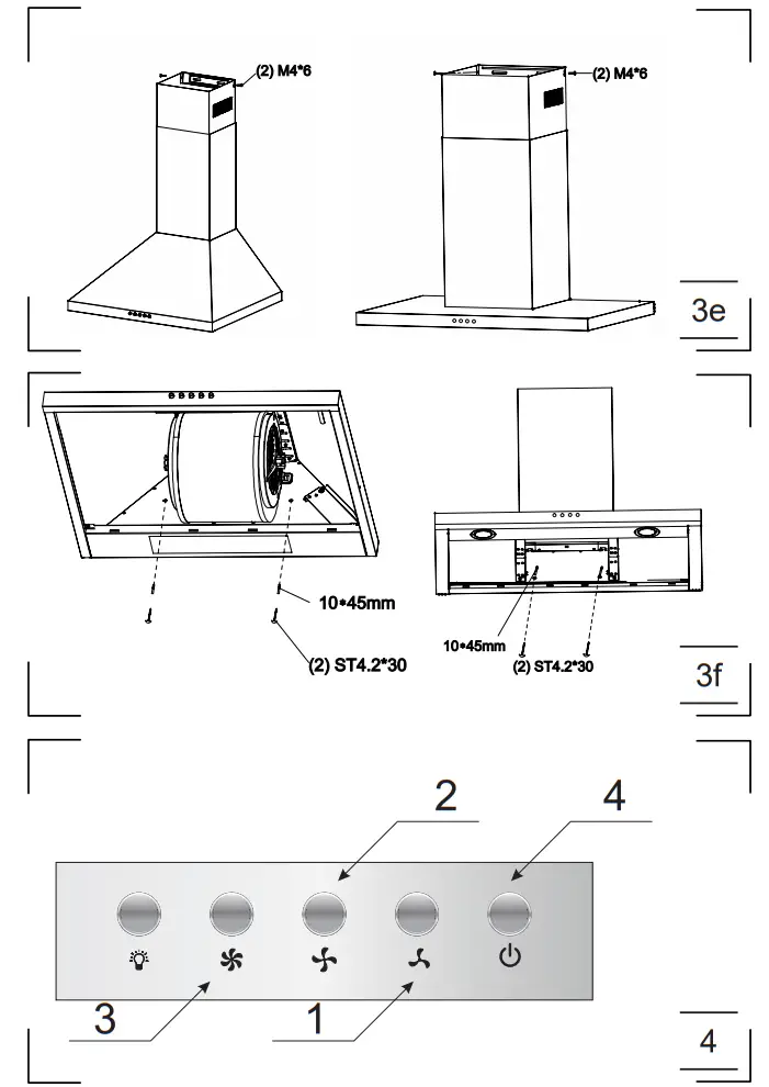 PREMIERE 372857 3 Kitchen Extractor Hood -fig9