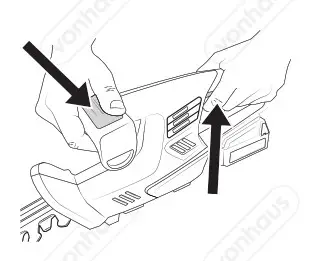 VonHaus 3500191 F Series Cordless Hedge Trimmer - fig 1