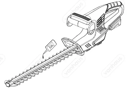 VonHaus 3500191 F Series Cordless Hedge Trimmer - fig 2