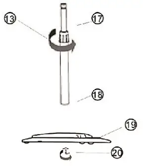 Goldair GCPF170 40cm Electronic Pedestal Fan with Wifi - Overview 1