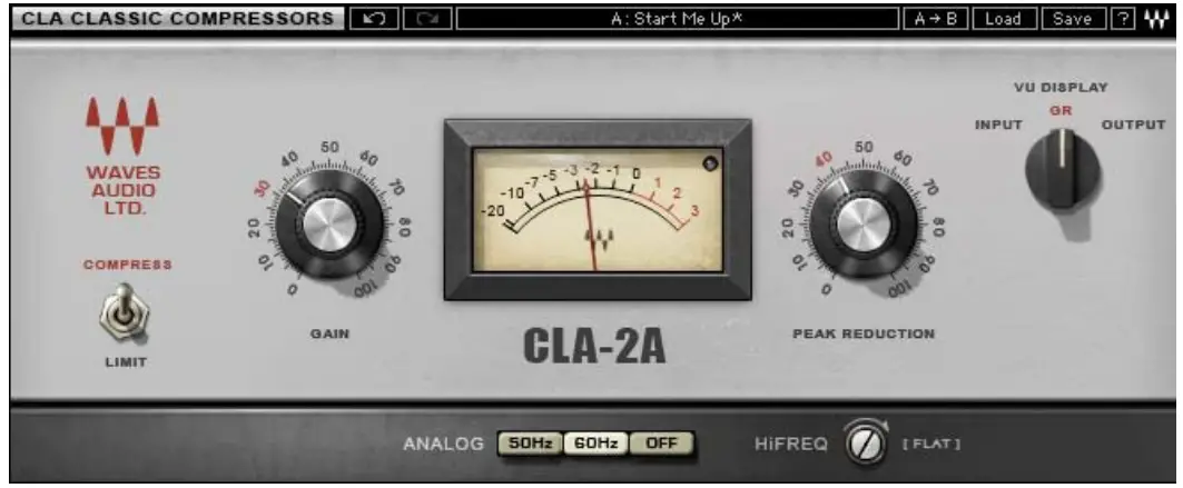 WAVES CLA-2A Compressor Limiter Plungin -