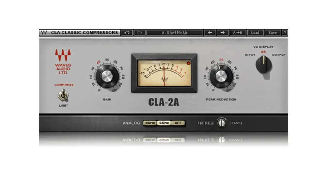 Waves Cla-2a Compressor Limiter Plungin User Guide