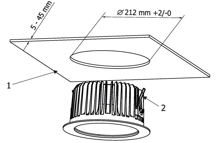 ROBE Ambiane TD Tungsten Dim Light - Figure 2