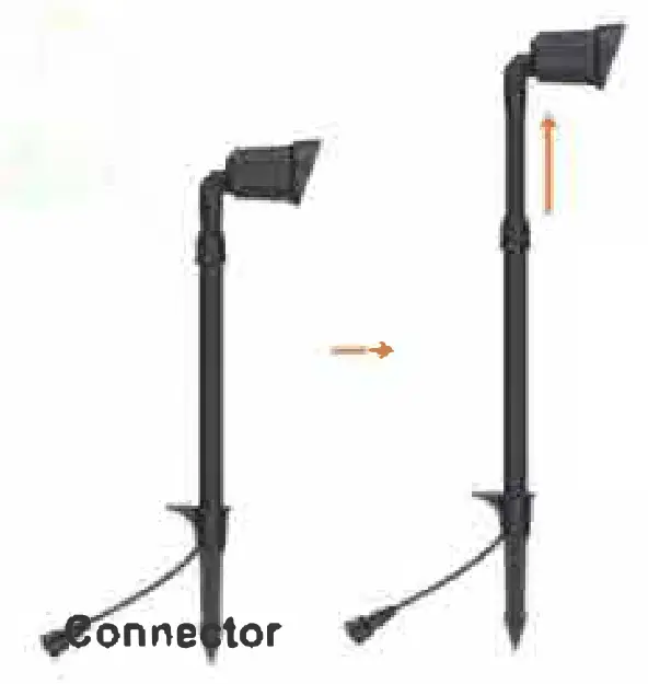 XMCOSY YJ 312 4 5D Low Voltage Outdoor Spotlights - ASSEMbily 4