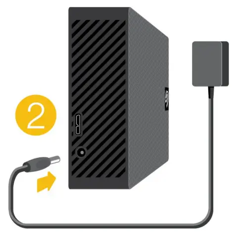 SEAGATE 16TB External Hard Drive HDD Expansion Desktop - Fig 2