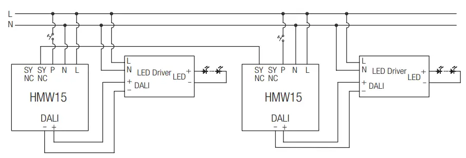 HYTRONIK-HMW15-Surface-Mount-High-Bay-Dali-Sensor-FIG 1
