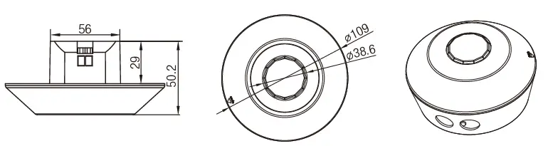 HYTRONIK-HMW15-Surface-Mount-High-Bay-Dali-Sensor-FIG 6