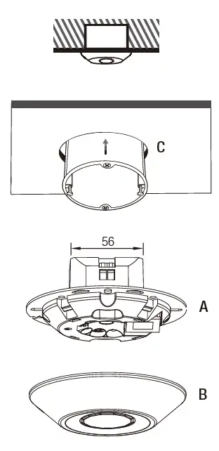 HYTRONIK-HMW15-Surface-Mount-High-Bay-Dali-Sensor-FIG 8
