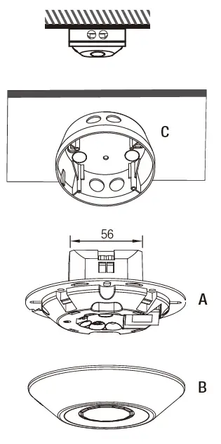 HYTRONIK-HMW15-Surface-Mount-High-Bay-Dali-Sensor-FIG 9