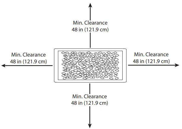 SUNJOY GROUP A302003700 Portable Concrete Propane Gas Fire Pit - Fig 1