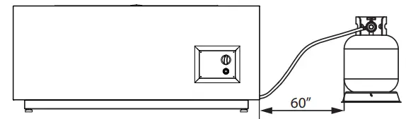 SUNJOY GROUP A302003700 Portable Concrete Propane Gas Fire Pit - Fig 9
