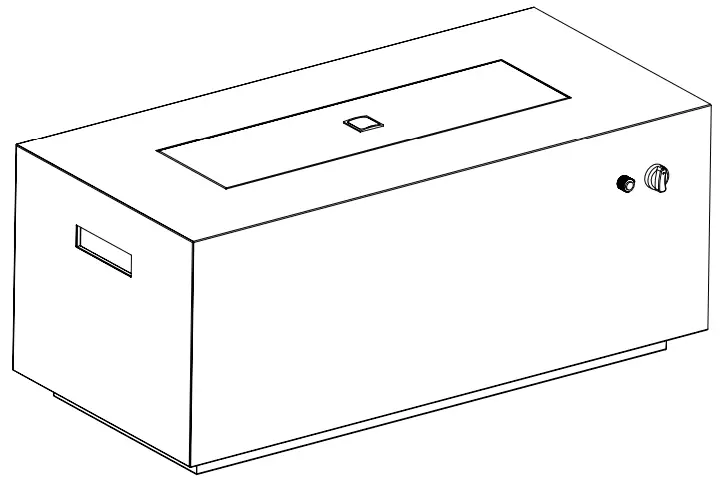SUNJOY GROUP A302003700 Portable Concrete Propane Gas Fire Pit