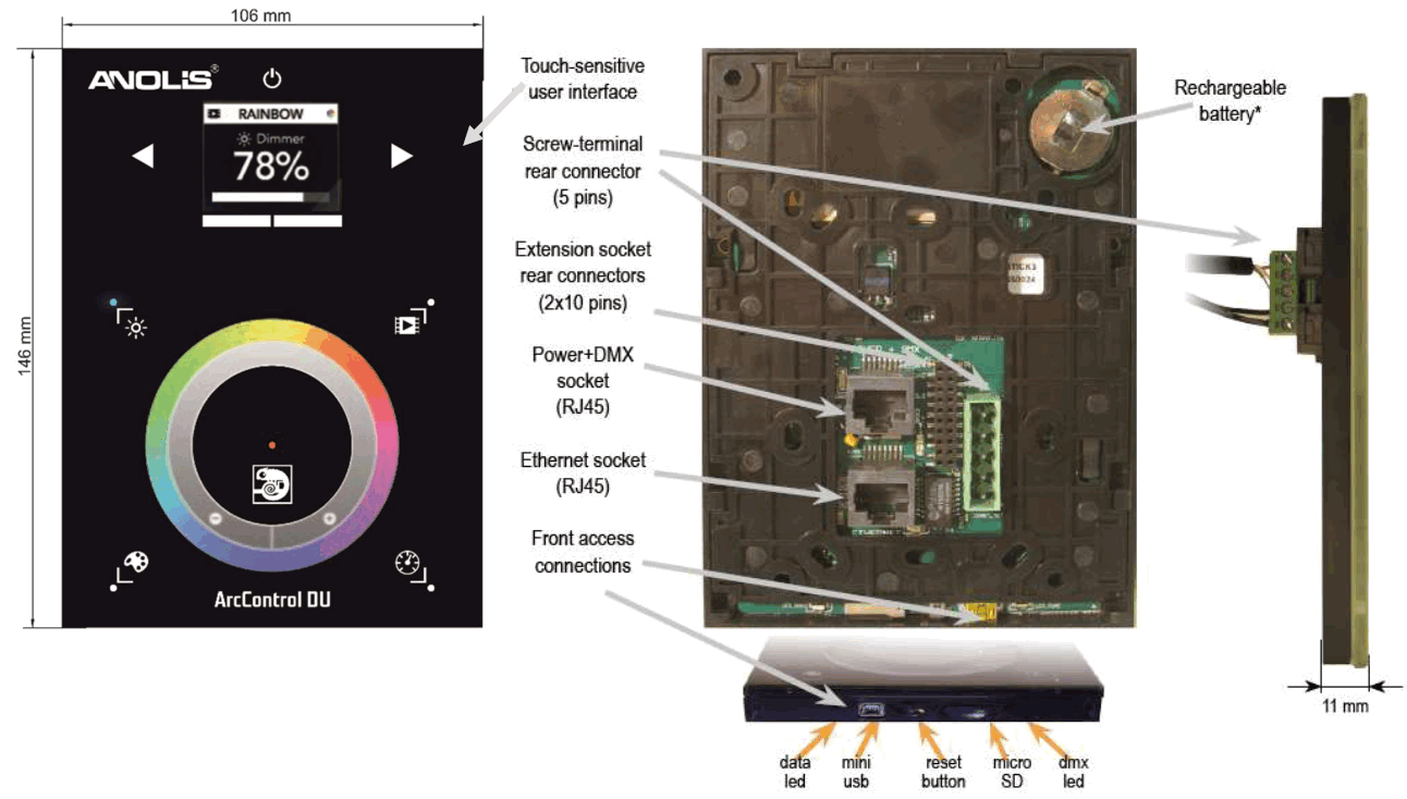 ANOLiS ArcControl DU Humble Dimmer Switch - hardware operation