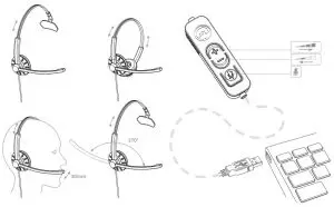 JPL Commander USB Headset