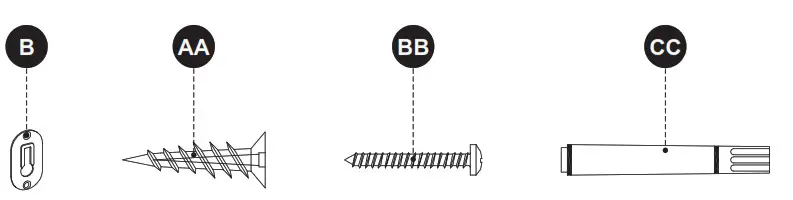 Origin 21 1690MR28 318 28 in W x 30 in H Chambray Rectangular Bathroom - REPLACEMENT PARTS LIST