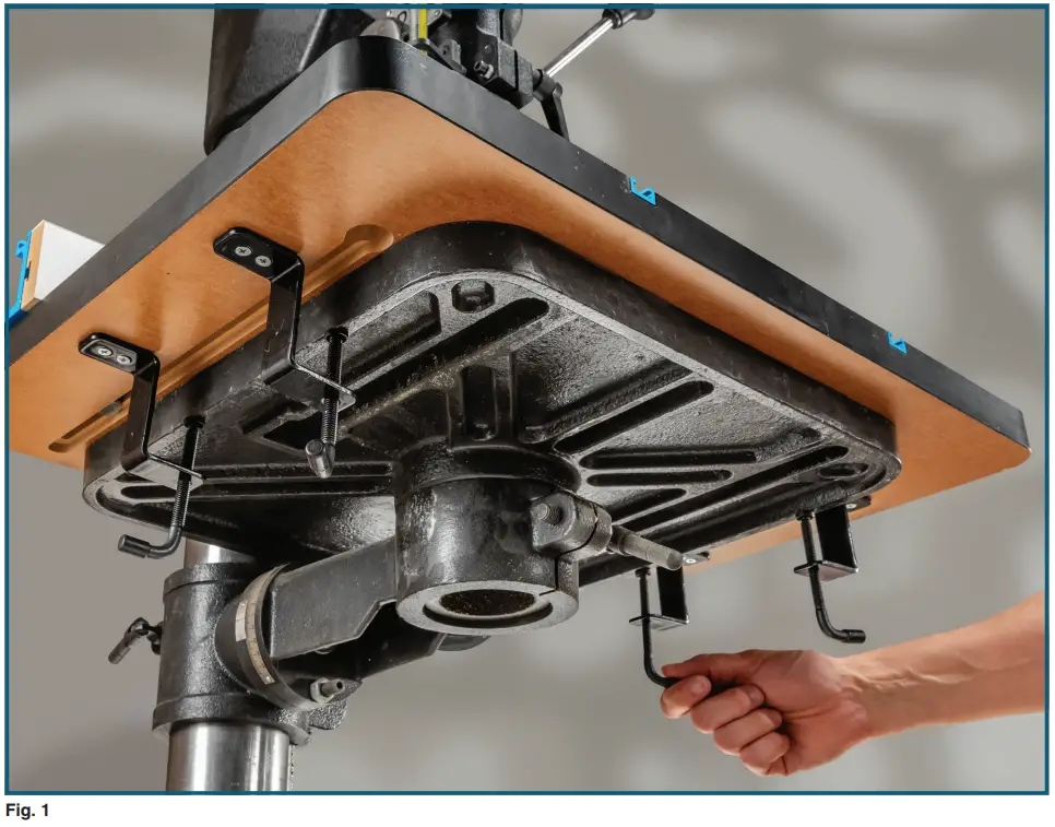 ROCKLER 57484 Drill Press Table and Fence - Figure 3