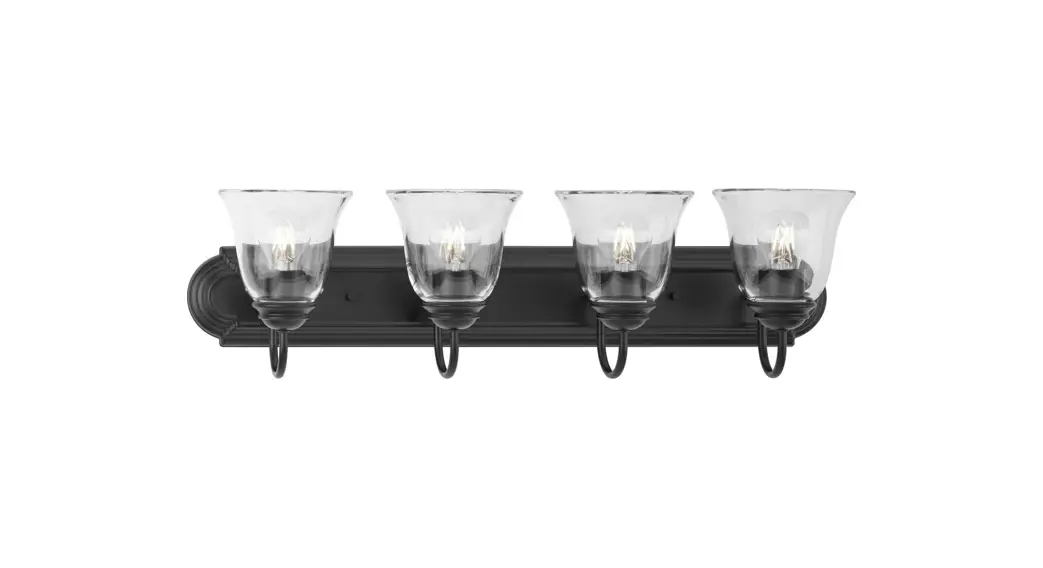 Progress Lighting P300392-31m Clear Glass 30-in 4-light Matte Black Traditional Vanity Light Instructions Progress Lighting P300392-31m Clear Glass 30-in 4-light Matte Black Traditional Vanity Light Instructions