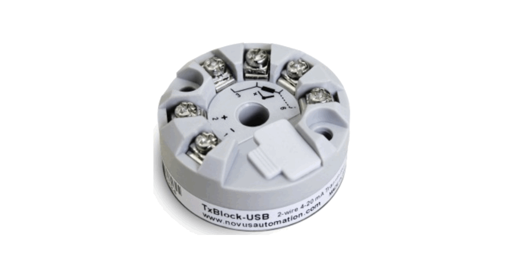 Novus Txblock-usb Head Mounted Temperature Transmitter Instruction Manual