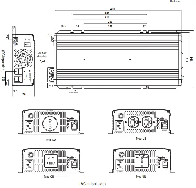 MW-NTU-1700-Series-1700W-High-Reliable-True-Sine-Wave-with-UPS-DC-AC-Power-Inverter-fig-10