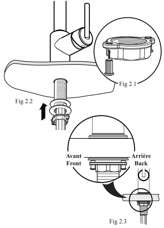 Kalia KF111 Series Elegant Hardware and Plumbing - fig 2