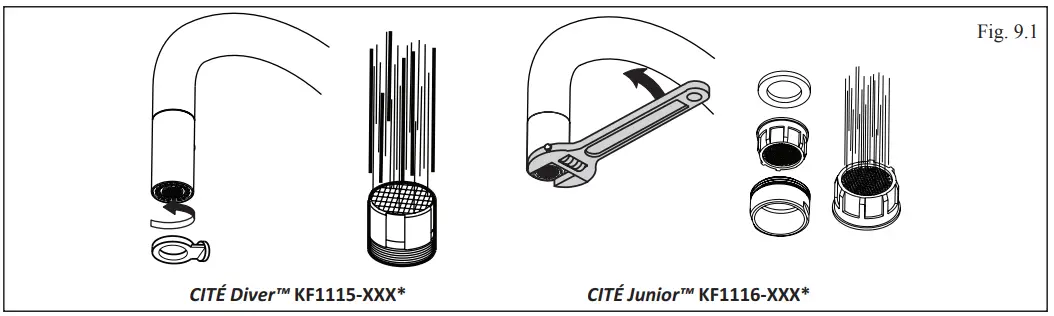 Kalia KF111 Series Elegant Hardware and Plumbing - fig 9
