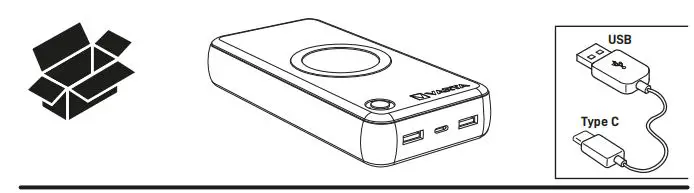 VARTA 57909 Wireless Power Bank User Manual - What's in the box