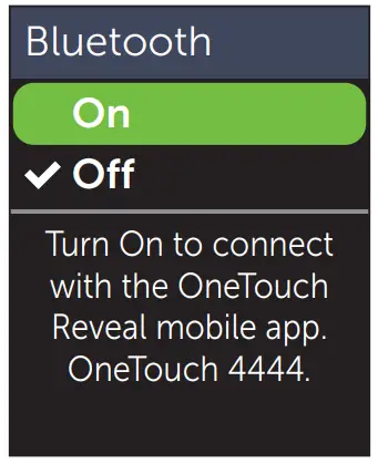 LifeScan OneTouch Verio Reflect - notes if Bluetooth