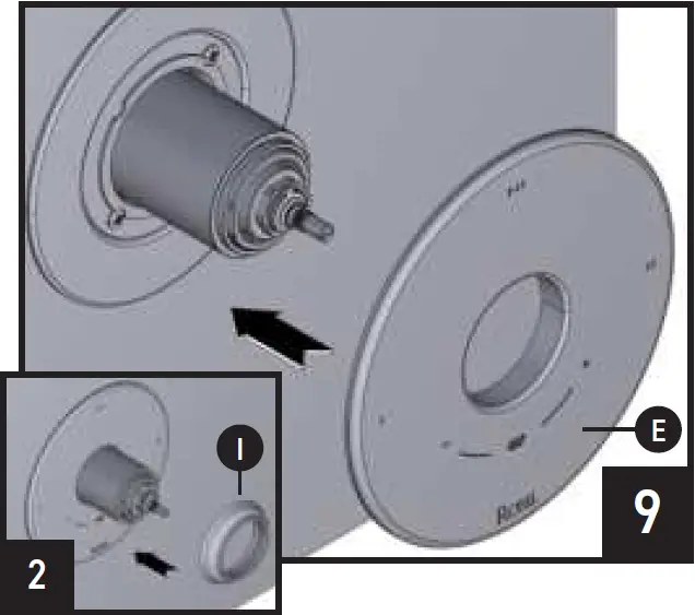 ROHL TTD45W1L Therm and Pressure Balance Trim 14