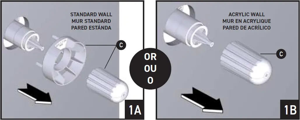 ROHL TTD45W1L Therm and Pressure Balance Trim 6