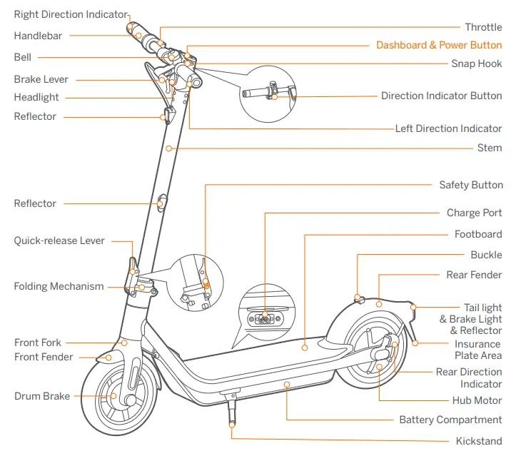 SEGWAY F65U ninebot KickScooter