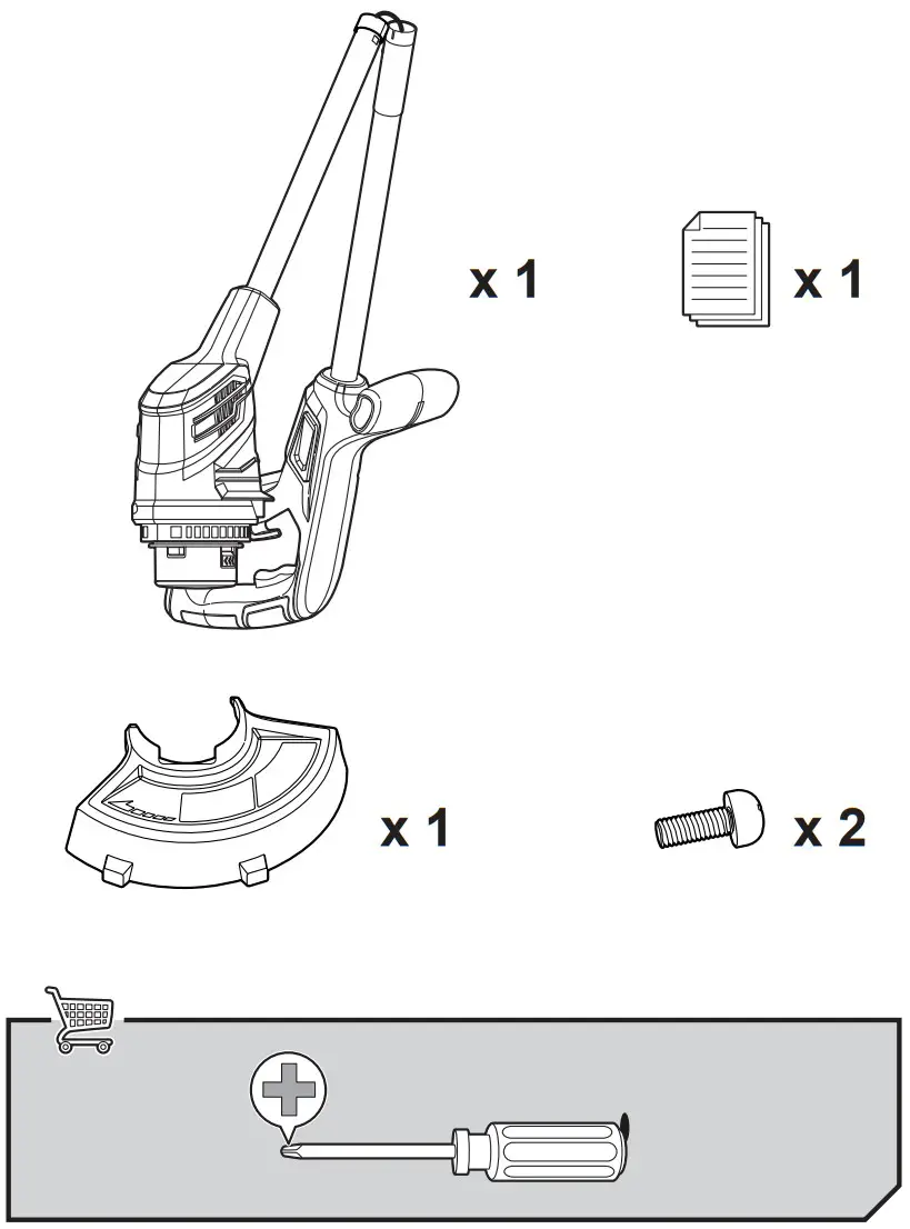 RYOBI RLT2925 Electric Trimmer -FIGURE 1