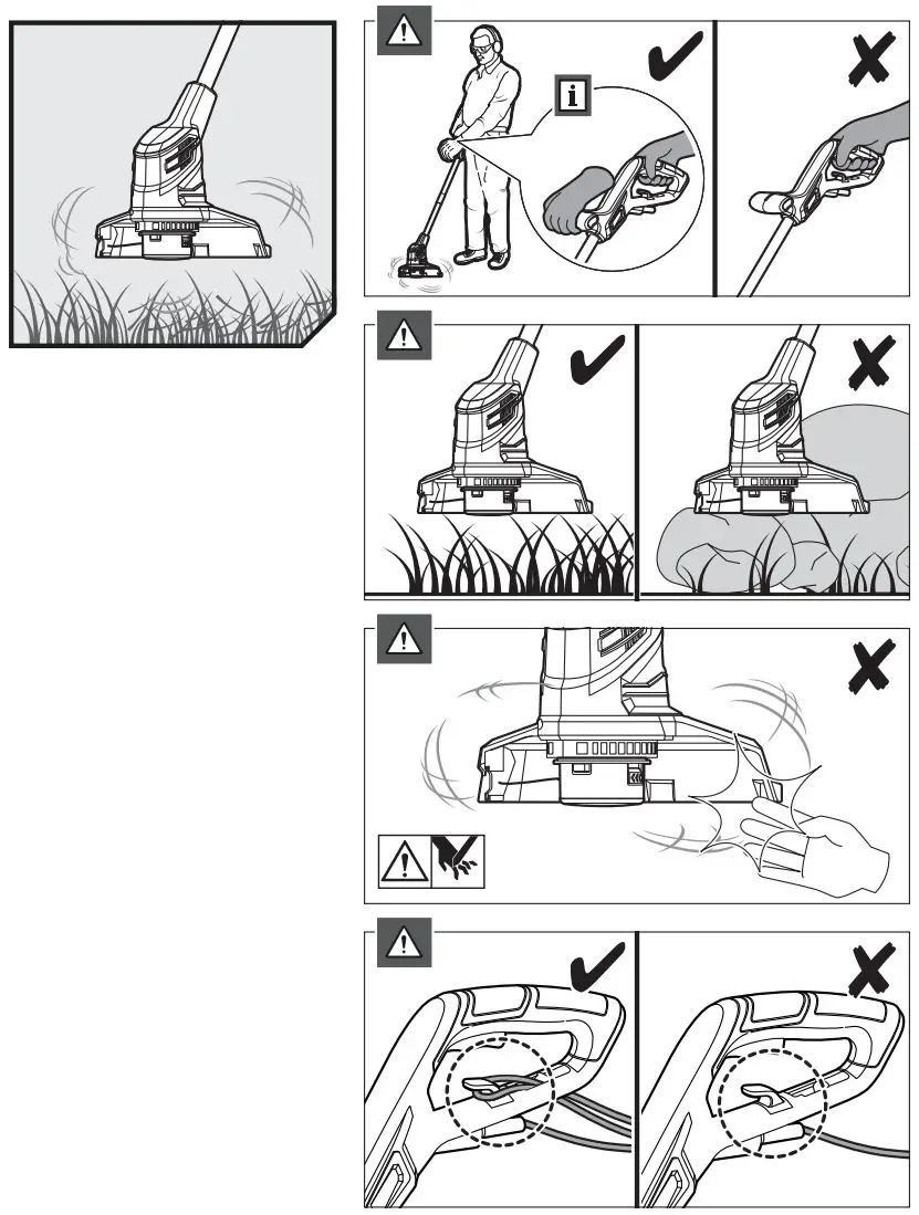 RYOBI RLT2925 Electric Trimmer -FIGURE 6